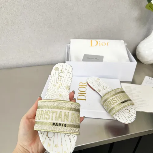 Replica Christian Dior Slippers For Women #1422760 $76.00 USD for Wholesale