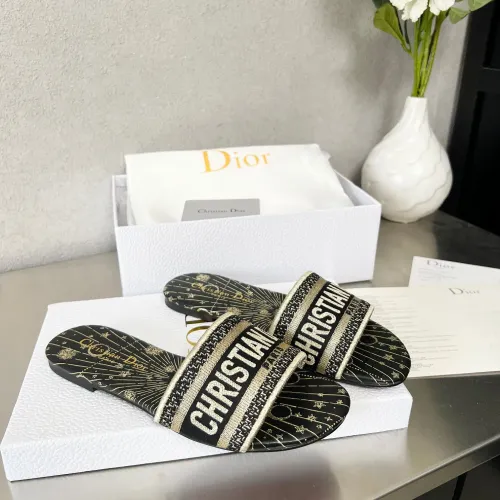 Replica Christian Dior Slippers For Women #1422761 $76.00 USD for Wholesale