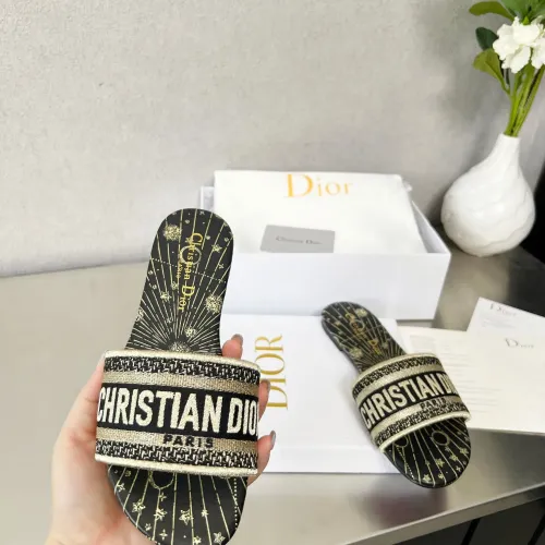 Replica Christian Dior Slippers For Women #1422761 $76.00 USD for Wholesale