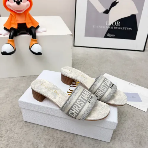 Replica Christian Dior Slippers For Women #1422767 $80.00 USD for Wholesale