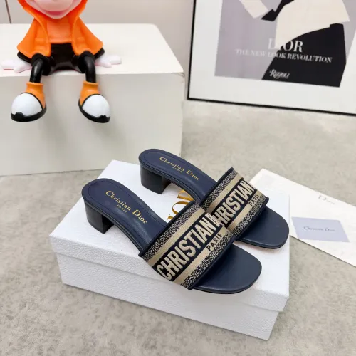 Replica Christian Dior Slippers For Women #1422771 $80.00 USD for Wholesale