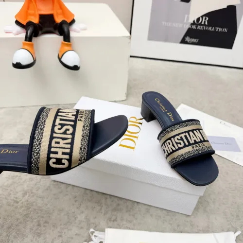 Replica Christian Dior Slippers For Women #1422771 $80.00 USD for Wholesale