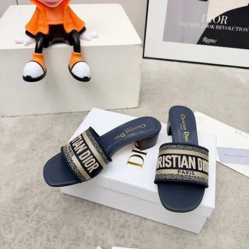 Replica Christian Dior Slippers For Women #1422771 $80.00 USD for Wholesale