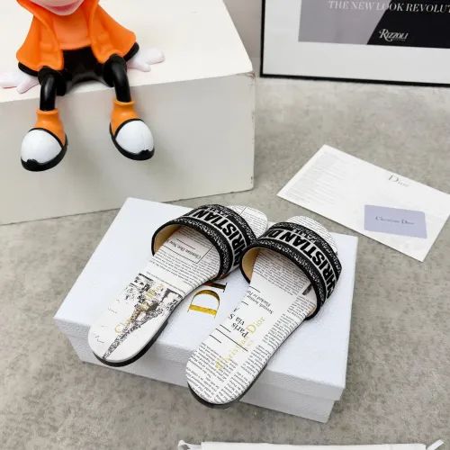 Replica Christian Dior Slippers For Women #1422781 $76.00 USD for Wholesale