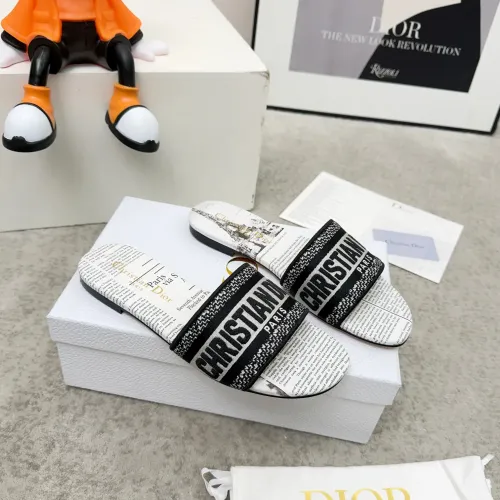 Replica Christian Dior Slippers For Women #1422781 $76.00 USD for Wholesale
