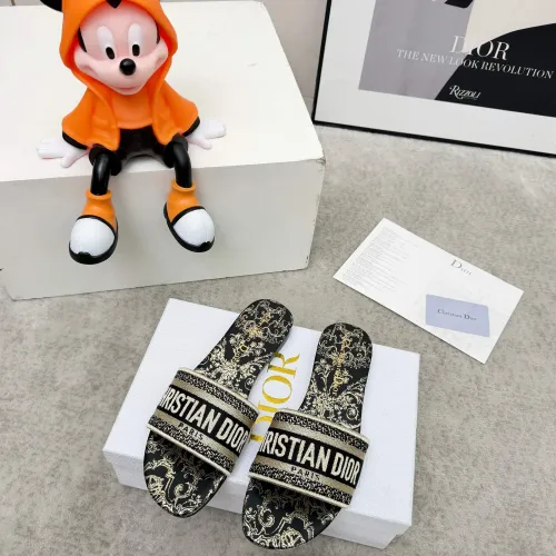 Replica Christian Dior Slippers For Women #1422788 $76.00 USD for Wholesale