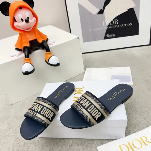 Replica Christian Dior Slippers For Women #1422791 $76.00 USD for Wholesale