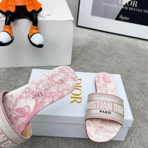 Replica Christian Dior Slippers For Women #1422800 $76.00 USD for Wholesale