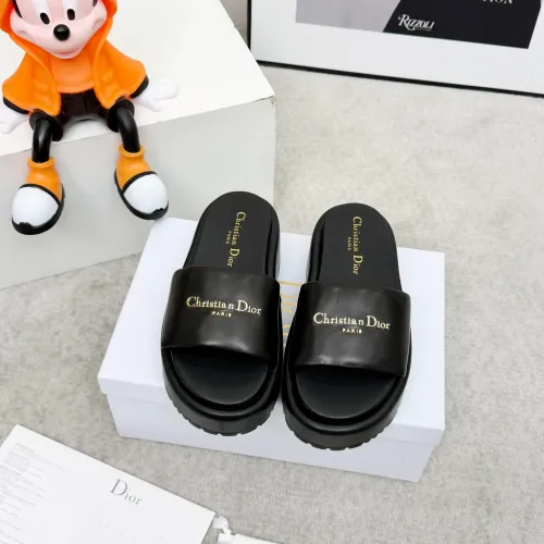 Replica Christian Dior Slippers For Women #1422817 $88.00 USD for Wholesale