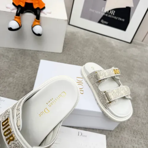 Replica Christian Dior Slippers For Women #1422821 $92.00 USD for Wholesale
