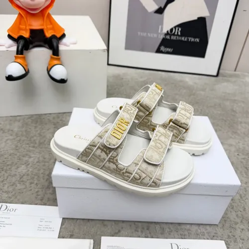 Replica Christian Dior Slippers For Women #1422822 $92.00 USD for Wholesale
