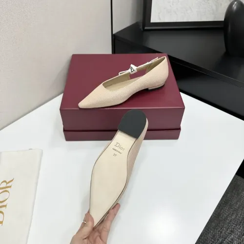 Replica Christian Dior Flat Shoes For Women #1422971 $98.00 USD for Wholesale