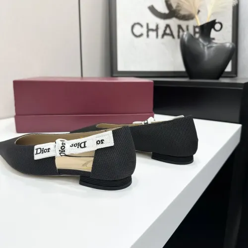Replica Christian Dior Flat Shoes For Women #1422972 $98.00 USD for Wholesale