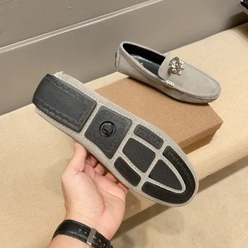 Replica Versace Leather Shoes For Men #1423012 $76.00 USD for Wholesale