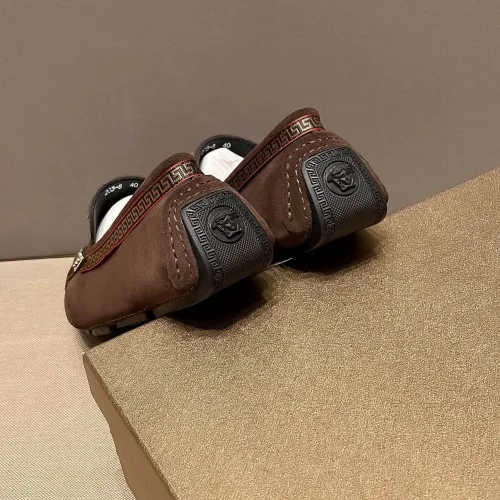 Replica Versace Leather Shoes For Men #1423013 $76.00 USD for Wholesale