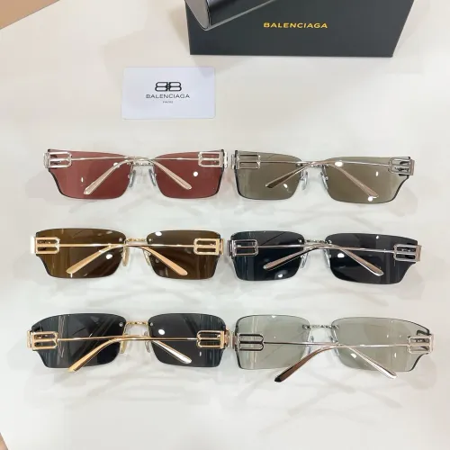 Replica Balenciaga AAA Quality Sunglasses #1423034 $60.00 USD for Wholesale