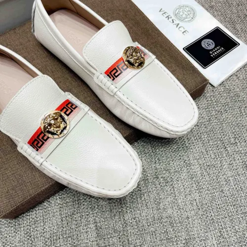 Replica Versace Leather Shoes For Men #1423059 $80.00 USD for Wholesale