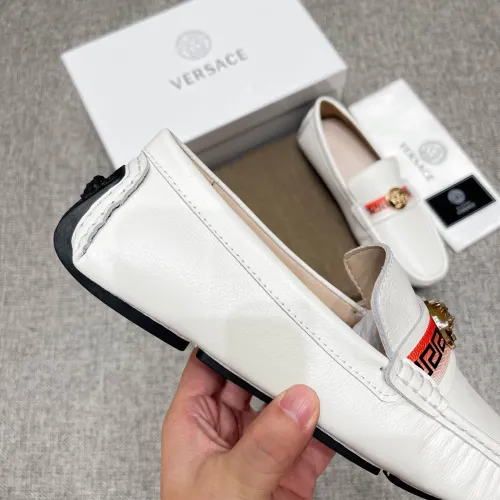 Replica Versace Leather Shoes For Men #1423059 $80.00 USD for Wholesale