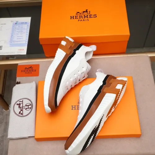 Replica Hermes Casual Shoes For Men #1423067 $82.00 USD for Wholesale