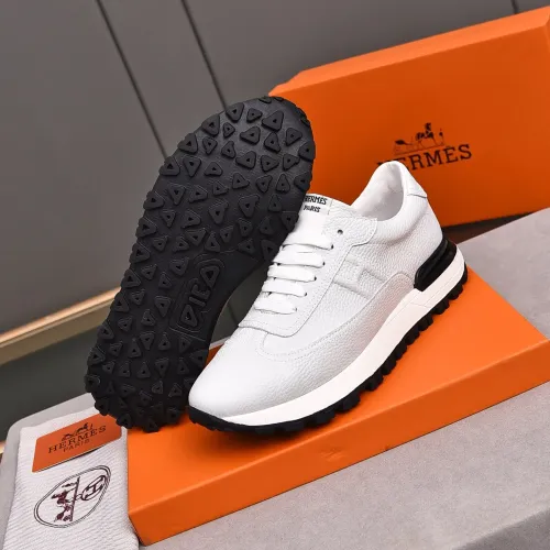 Replica Hermes Casual Shoes For Men #1423071 $80.00 USD for Wholesale