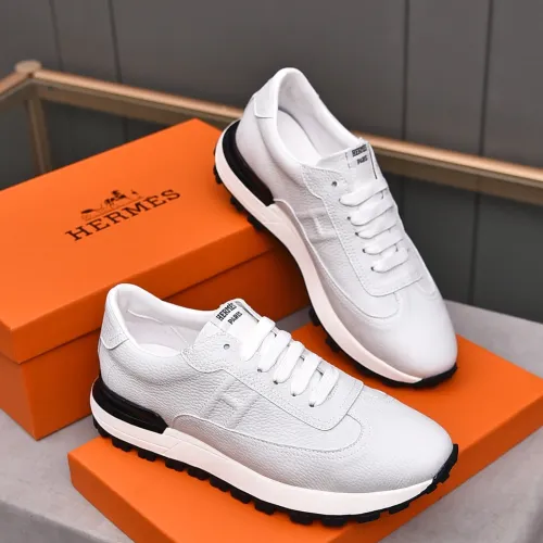 Replica Hermes Casual Shoes For Men #1423071 $80.00 USD for Wholesale