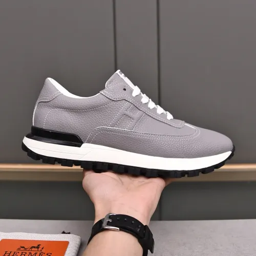 Replica Hermes Casual Shoes For Men #1423072 $80.00 USD for Wholesale