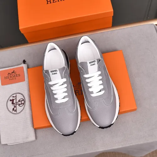 Replica Hermes Casual Shoes For Men #1423072 $80.00 USD for Wholesale