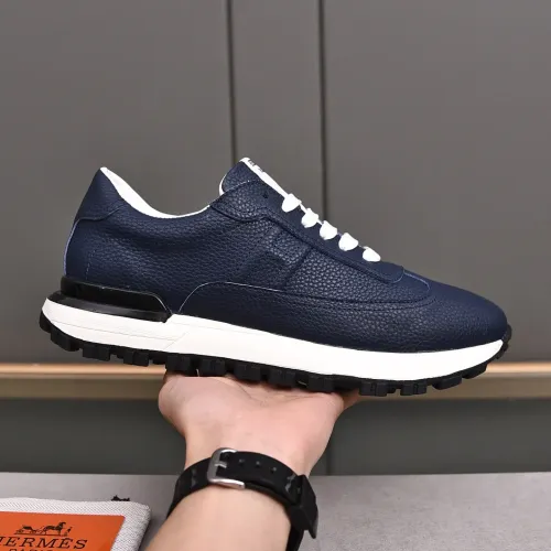 Replica Hermes Casual Shoes For Men #1423073 $80.00 USD for Wholesale
