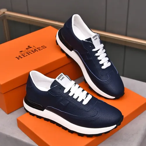 Replica Hermes Casual Shoes For Men #1423073 $80.00 USD for Wholesale