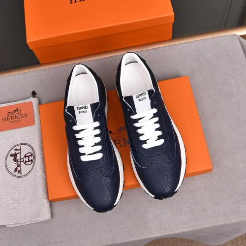 Replica Hermes Casual Shoes For Men #1423073 $80.00 USD for Wholesale