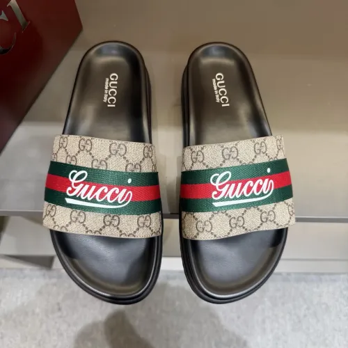 Replica Gucci Slippers For Men #1423123 $52.00 USD for Wholesale