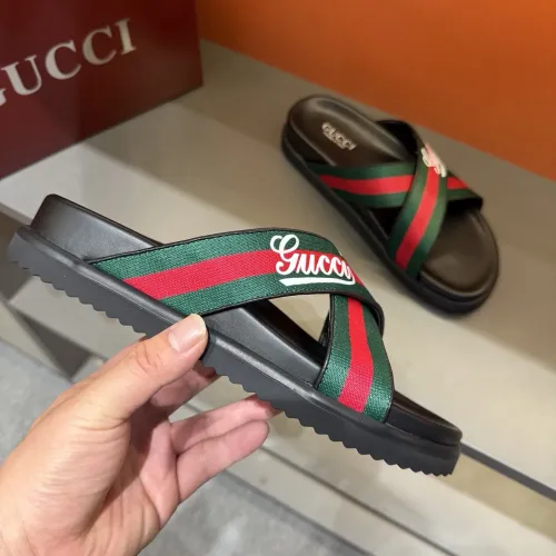 Replica Gucci Slippers For Men #1423127 $52.00 USD for Wholesale