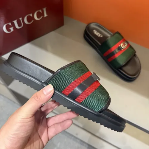 Replica Gucci Slippers For Men #1423129 $52.00 USD for Wholesale