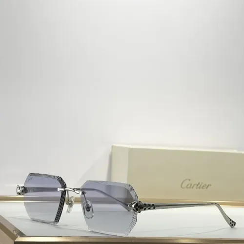 Cartier AAA Quality Sunglassess #1423159 $80.00 USD, Wholesale Replica Cartier AAA Quality Sunglassess