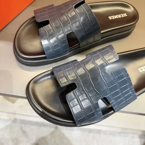 Replica Hermes Slippers For Men #1423167 $52.00 USD for Wholesale