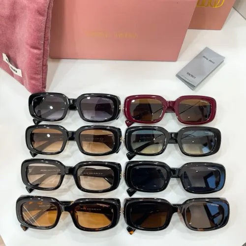 Replica MIU MIU AAA Quality Sunglasses #1423322 $60.00 USD for Wholesale