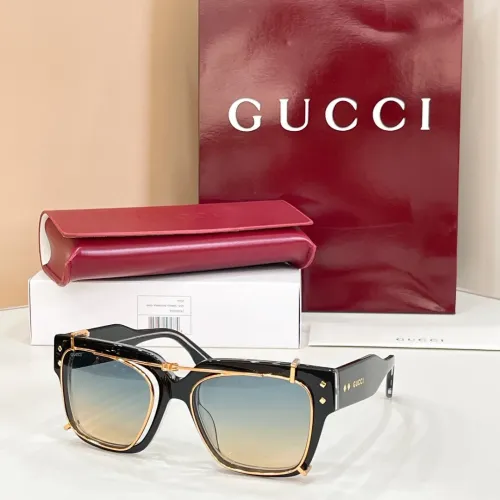 Gucci AAA Quality Sunglasses #1423340 $72.00 USD, Wholesale Replica Gucci AAA Quality Sunglasses