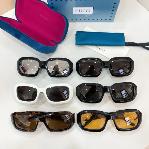 Replica Gucci AAA Quality Sunglasses #1423345 $60.00 USD for Wholesale