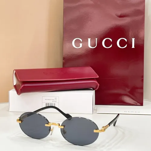 Gucci AAA Quality Sunglasses #1423351 $60.00 USD, Wholesale Replica Gucci AAA Quality Sunglasses