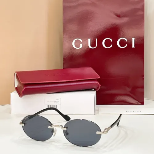 Gucci AAA Quality Sunglasses #1423352 $60.00 USD, Wholesale Replica Gucci AAA Quality Sunglasses
