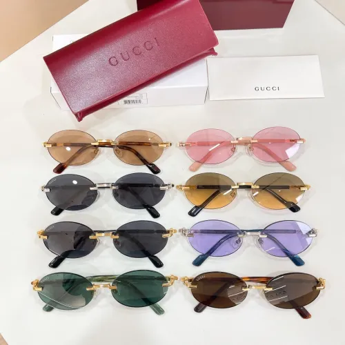 Replica Gucci AAA Quality Sunglasses #1423353 $60.00 USD for Wholesale