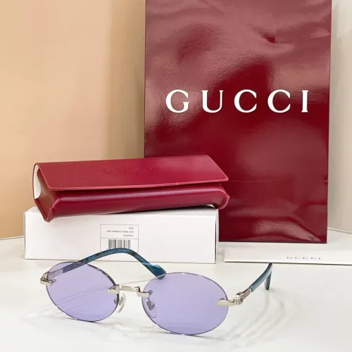 Gucci AAA Quality Sunglasses #1423357 $60.00 USD, Wholesale Replica Gucci AAA Quality Sunglasses