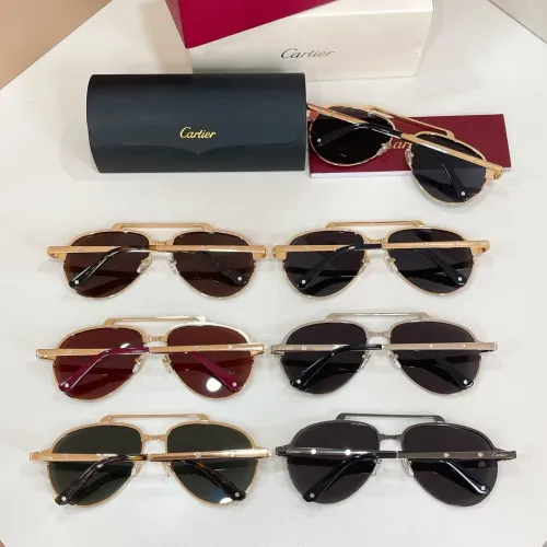 Replica Cartier AAA Quality Sunglassess #1423384 $60.00 USD for Wholesale