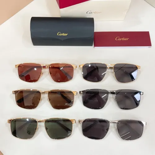 Replica Cartier AAA Quality Sunglassess #1423388 $60.00 USD for Wholesale