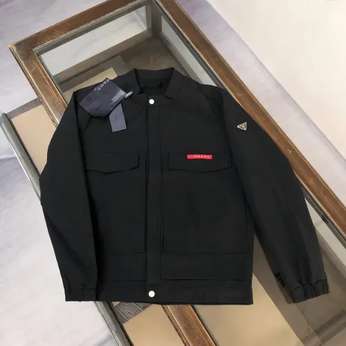 Prada Jackets Long Sleeved For Men #1423434 $85.00 USD, Wholesale Replica Prada Jackets