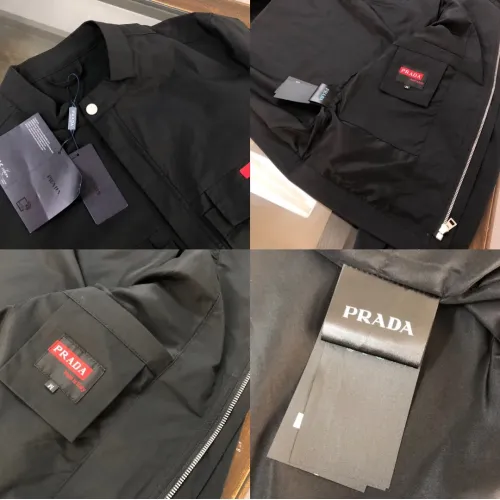 Replica Prada Jackets Long Sleeved For Men #1423434 $85.00 USD for Wholesale