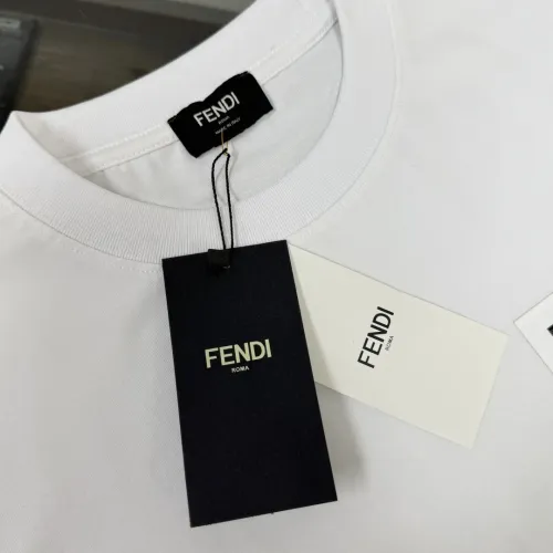 Replica Fendi T-Shirts Short Sleeved For Unisex #1423456 $32.00 USD for Wholesale