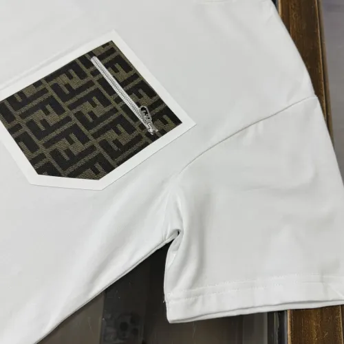 Replica Fendi T-Shirts Short Sleeved For Unisex #1423456 $32.00 USD for Wholesale