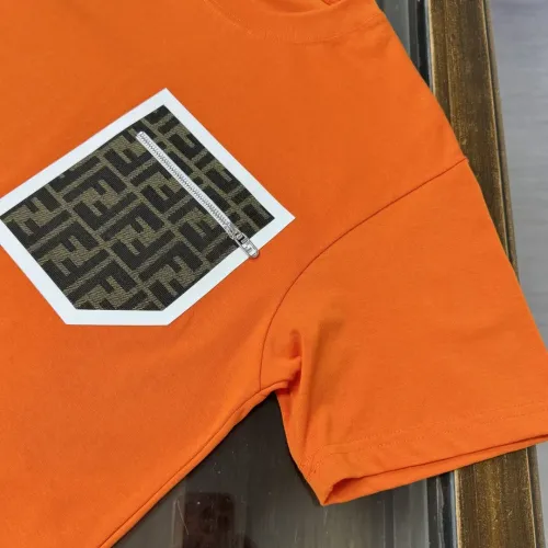 Replica Fendi T-Shirts Short Sleeved For Unisex #1423457 $32.00 USD for Wholesale