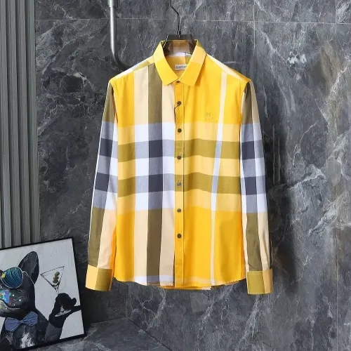 Burberry Shirts Long Sleeved For Men #1423657 $38.00 USD, Wholesale Replica Burberry Shirts